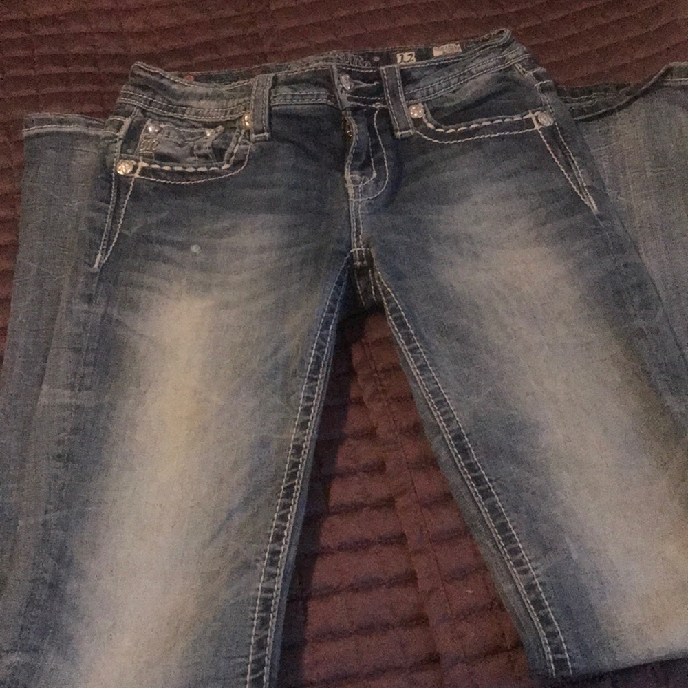 *look* Girls Miss Me size 12 jeans. See desc.